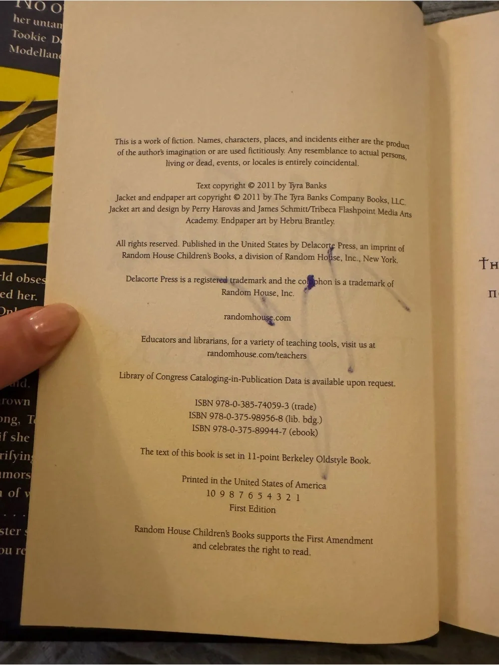 SIGNED 1st edition book | Modelland by Tyra Banks | Rare and out of print | 2011